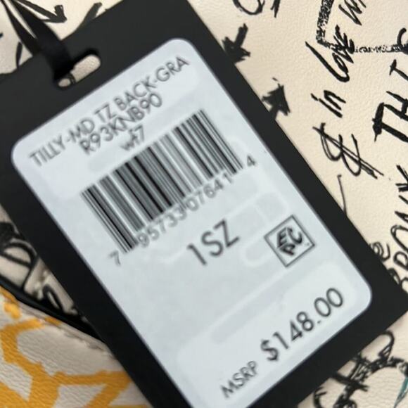 NWT DKNY TILLY‎ GRAFFITI BACKPACK - Picture 7 of 8